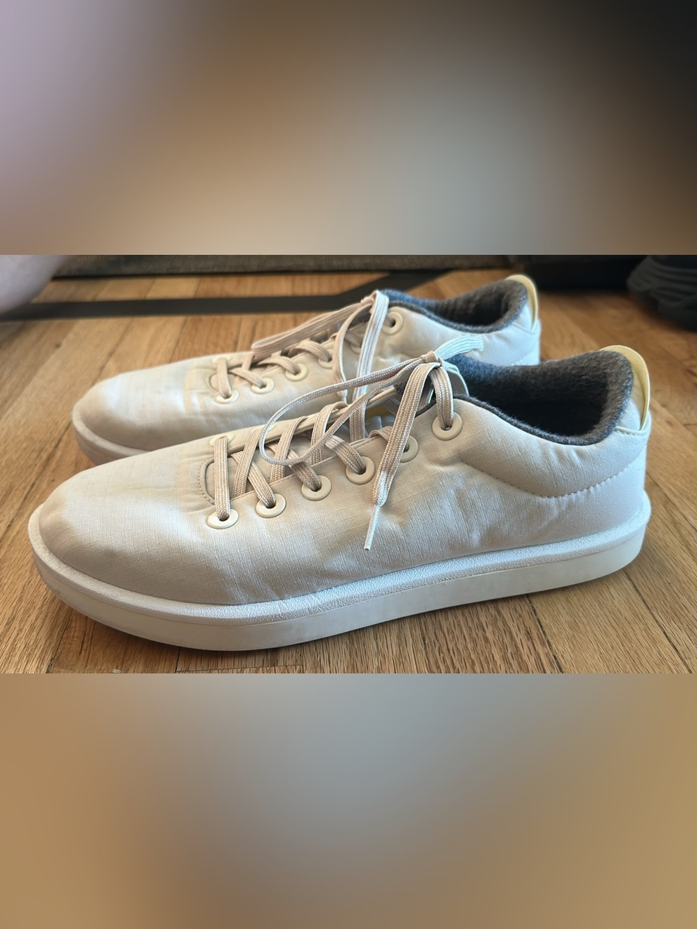 Allbirds Men’s Wool Piper Sneakers Size 12 Natural White
